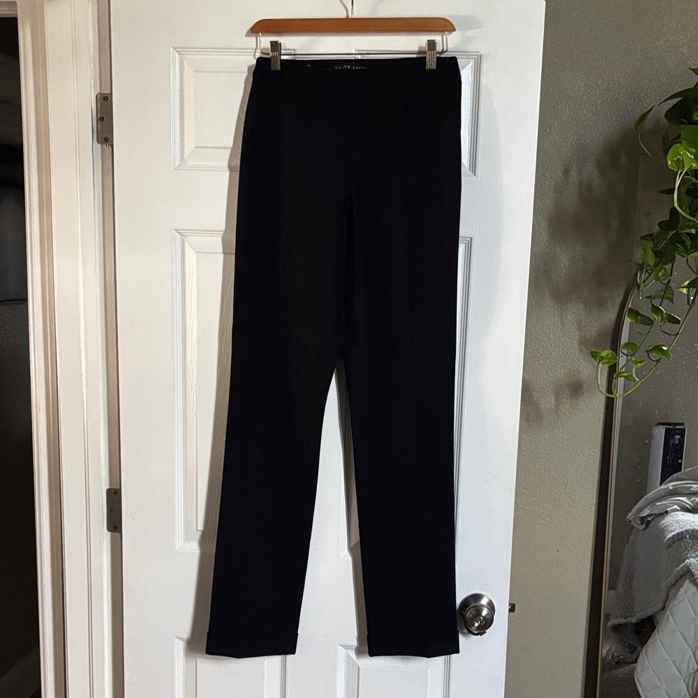 Black label virgin wool Ralph Lauren slacks